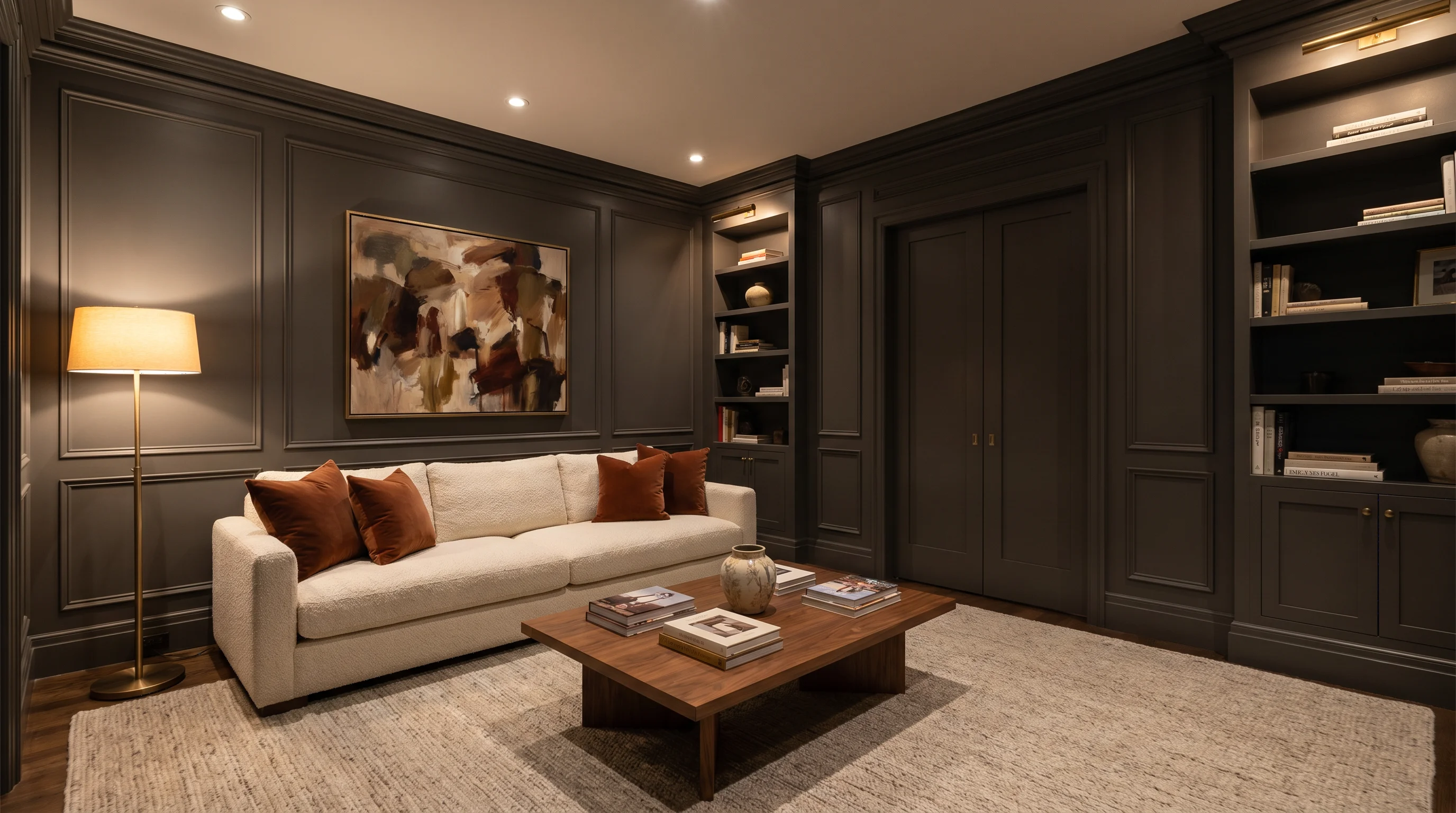 Charcoal Living Room: 23 Warm, Dramatic Ideas for 2026
