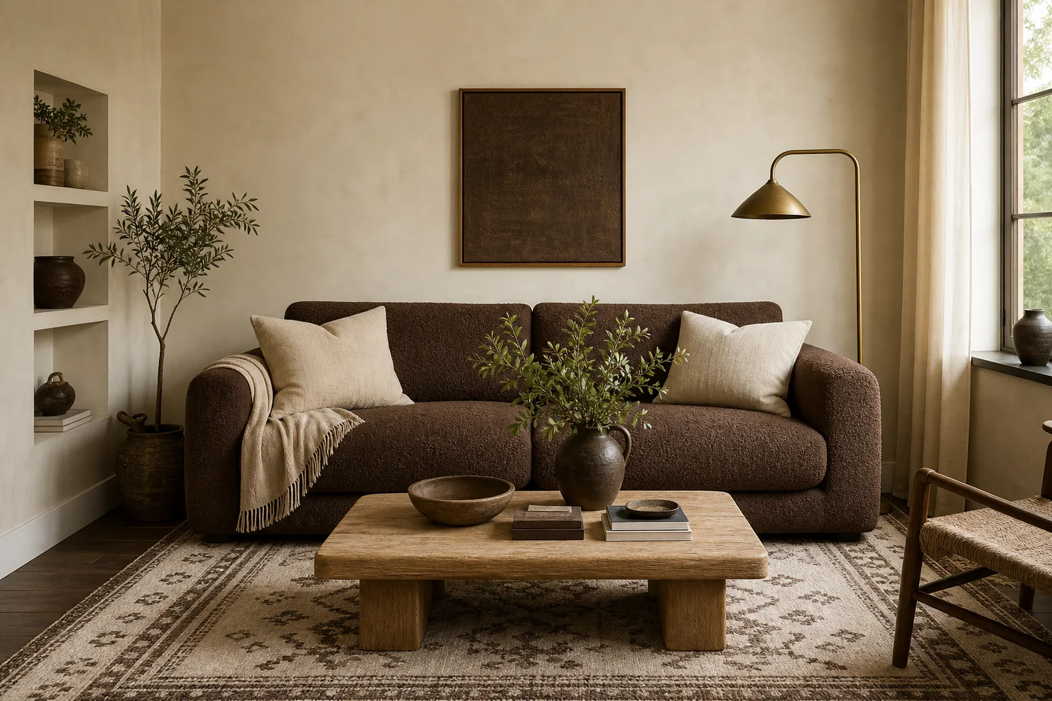 Chocolate Brown and Cream Living Room: 12 Cozy Ideas for 2026