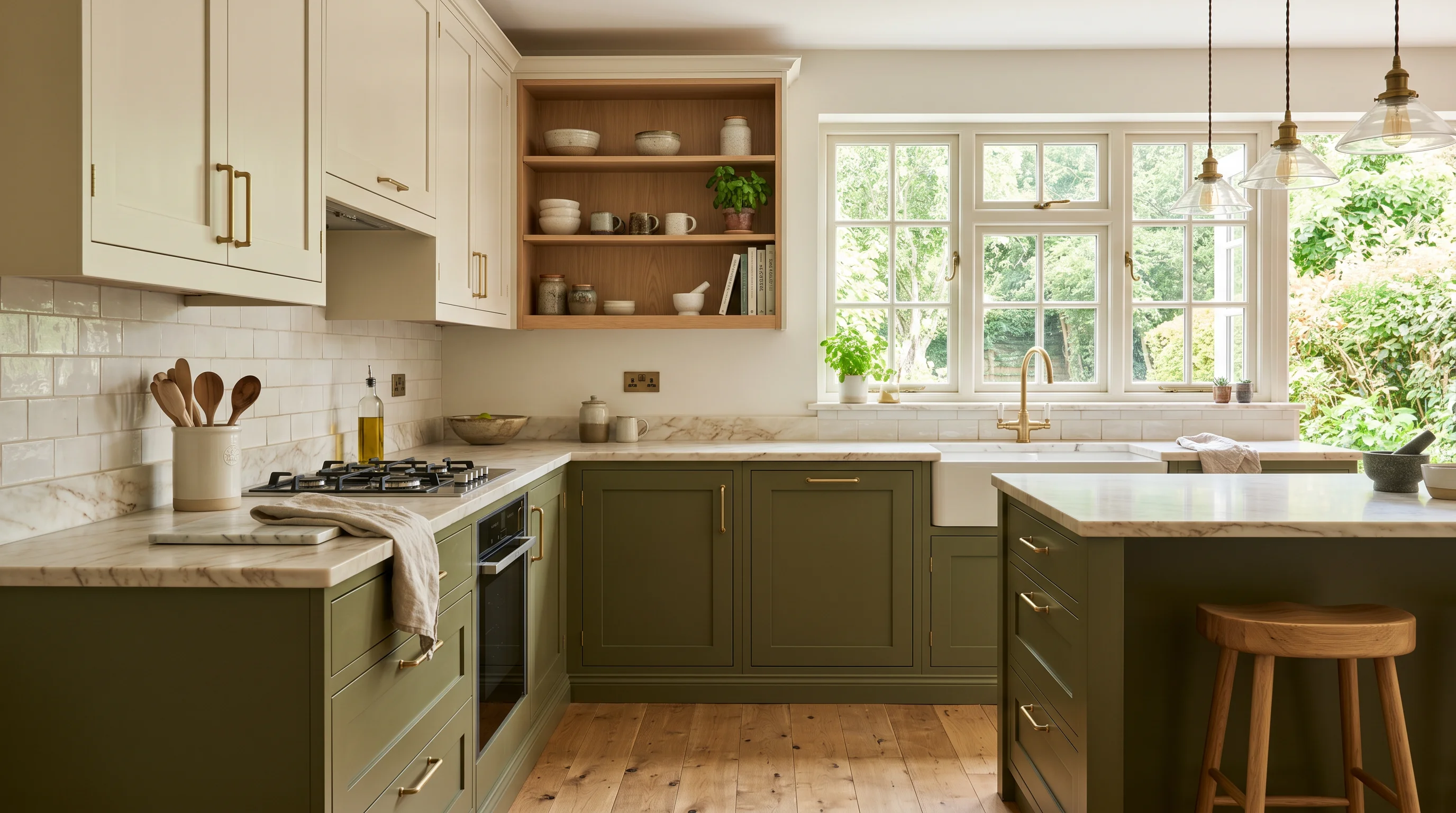 18 Olive Green Kitchen Ideas – The Warmer Green Replacing Sage (2026)